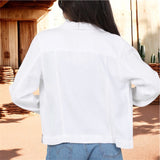 Classic Collared Jacket WHITE