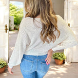 Meadow Ridge Sweater IVORY