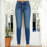 RISEN Tummy Control Mid Rise Skinny Jeans