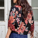 Midnight Bloom Top