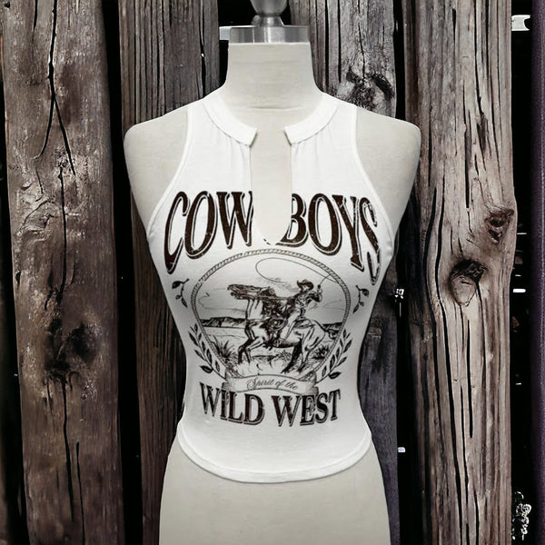 Spirit of the Wild West Tank IVORY