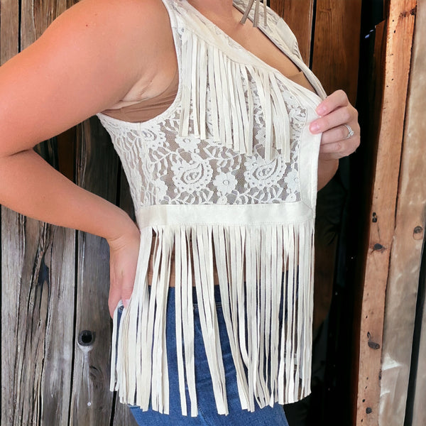 Jolene Lace Vest