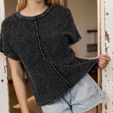 Hometown Summer Cotton Top BLACK