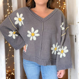 Flowers in Fall Sweater