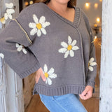 Flowers in Fall Sweater