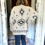 Wind Spirit Aztec Cardigan BEIGE