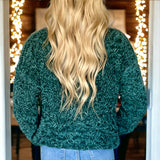 Chenille Cut Out Sweater JADE