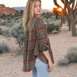 Vintage Washed Flannel GREEN