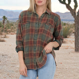 Vintage Washed Flannel GREEN