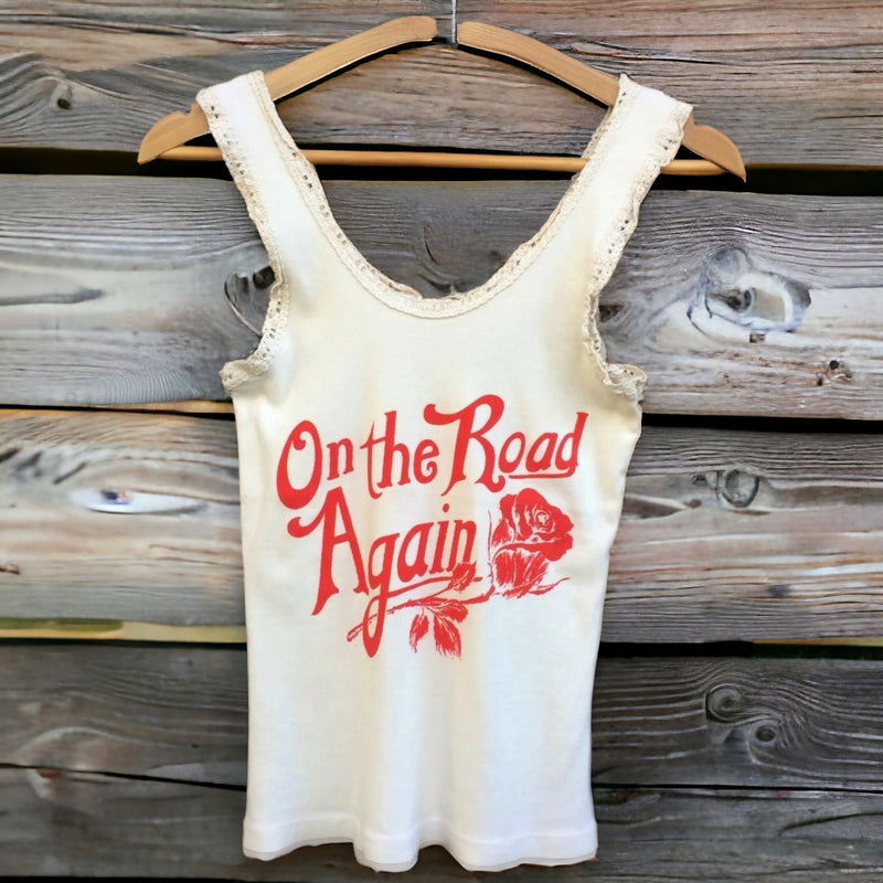 Vintage Lace On The Road Again Tank