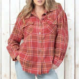 Sunfaded Plaid Flannel