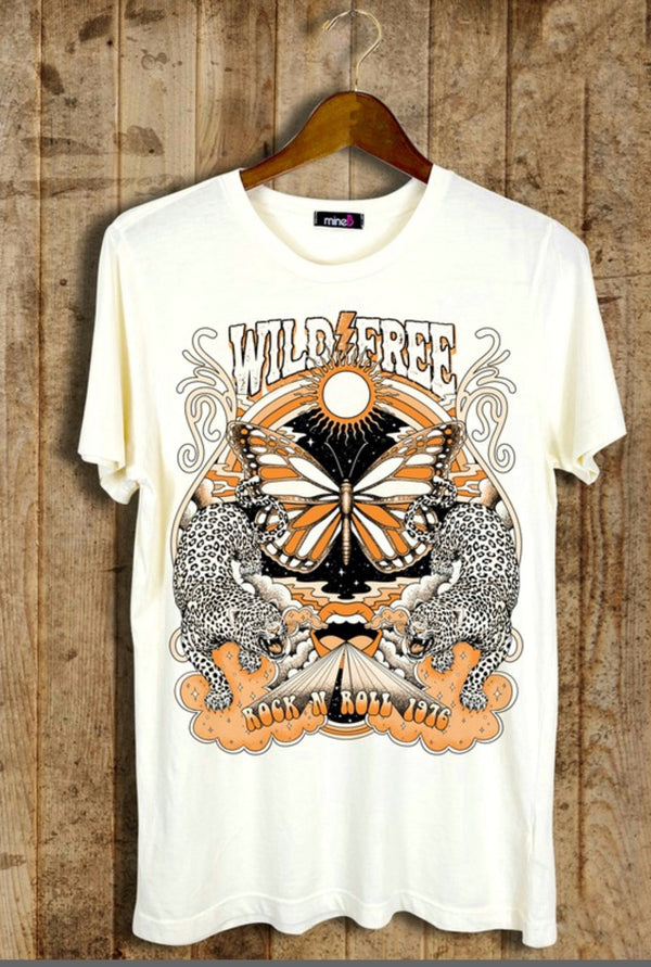 Wild and Free Rock n Roll Tee