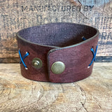 Sunburst Large Leather Cuff